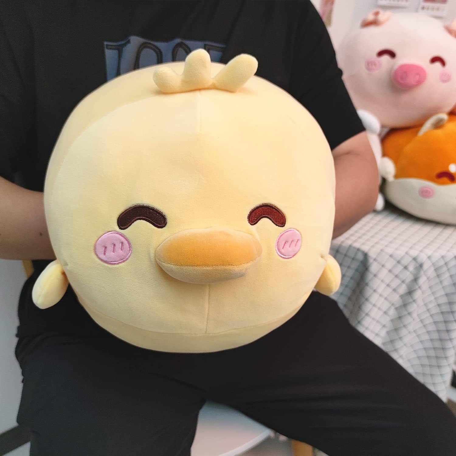 17.7in Plushie Duck Pillow