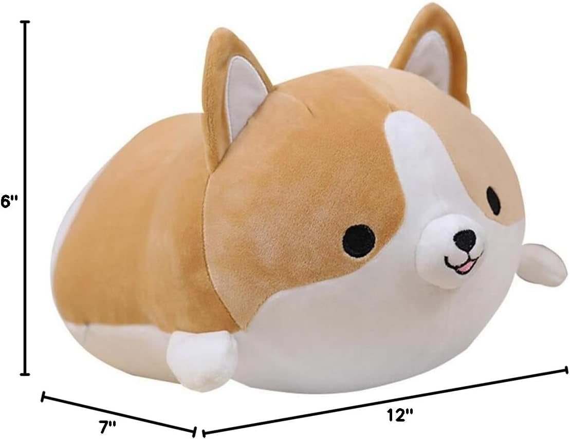 11.8in Corgi Dog Plushie Pillow