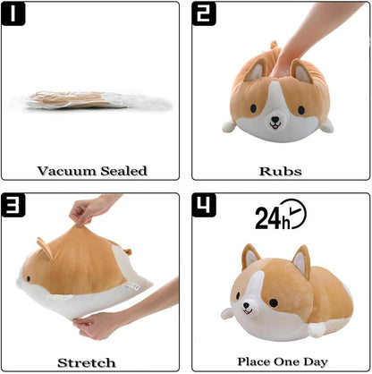 11.8in Corgi Dog Plushie Pillow