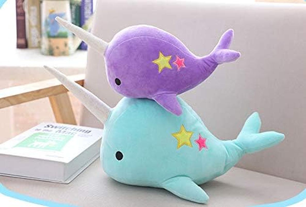 Teal Narwhal Plushie 